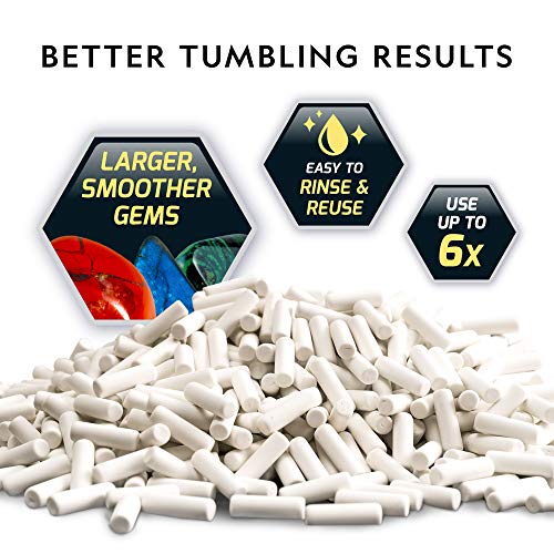 NATIONAL GEOGRAPHIC Ceramic Media for Rock Tumbling 1.5 lb Ceramic