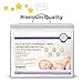 Waterproof Fitted Pack N Play Portable Mini Crib Mattress Playards Pad Cover - 39”x27”x5” - Washable and Dryable