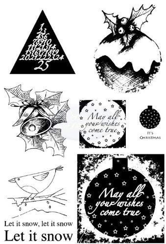 Crafty Impressions A6 Sheila Hackett May All Your Wishes Stamp