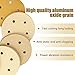 LotFancy 5 Inch 5 Holes Sanding Discs - 100PCS 60 80 120 180 220 320 400 600 800 1000 Grit Assorted Sandpaper, Random Orbital Sander Sandpaper, Hook and Loop Round Sand Paper