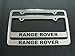 Chrome Range Rover License Plate Frame (2pcs) (metal)
