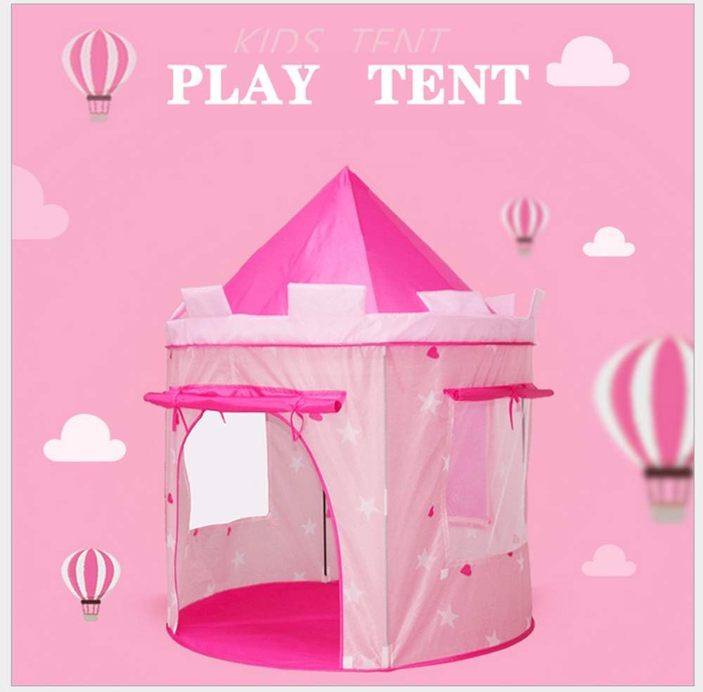 Benebomo Kids play tents pink castle children’s tent,Children teepee