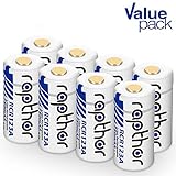CR123A Rechargeable Batteries - Li-ion Arlo Battery [750mAh 3.7V 8pack] for Arlo Security Wireless Cameras (VMC3030/VMK3200/VMS3230/3330/3430/3530) Security System Flashlight Polaroid Microphone