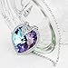 Pealrich Love Heart Fashion Pendant Necklace with SWAROVSKI Crystal,Mothers Day Gifts for Women (Multicolor)