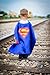 White sugar in summer Christmas Superhero Costume Dress up Kids - Satin Cape Mask