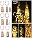 LED Cork Light for Wine Bottle,Starry String Light,Pack of 6, Battery Powered,39inches,20 LEDs ,for DIY, Party, Decor,festivals,Wedding(Warm white)