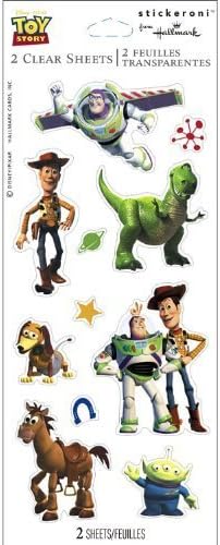 Toy Story Clear Stickeroni Stickers (2 Sheets)