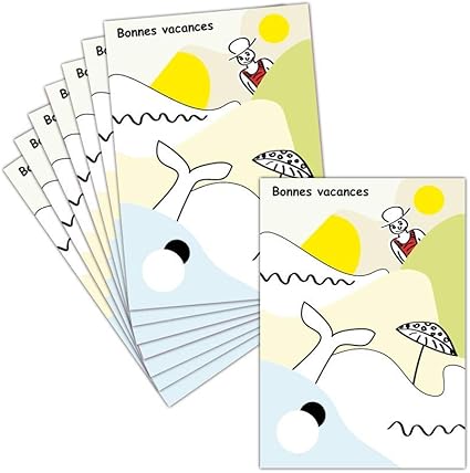 Carte Vacances Ete A La Mer 8 Cartes Postales 3 Formats Dispos Carte Bonnes Vacances A La Plage Amazon Co Uk Office Products Carte Vacances Ete A La Mer 8 Cartes Postales 3 Formats Dispos Carte Bonnes Vacances A La Plage Amazon Co Uk Office Products