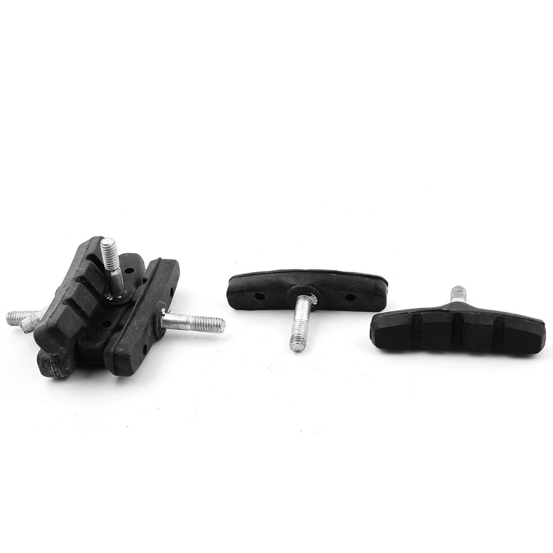 sourcing map Mountain Bike Bicycle Cycling Abrasive Blocks Brake Pads Shoes 6PCS