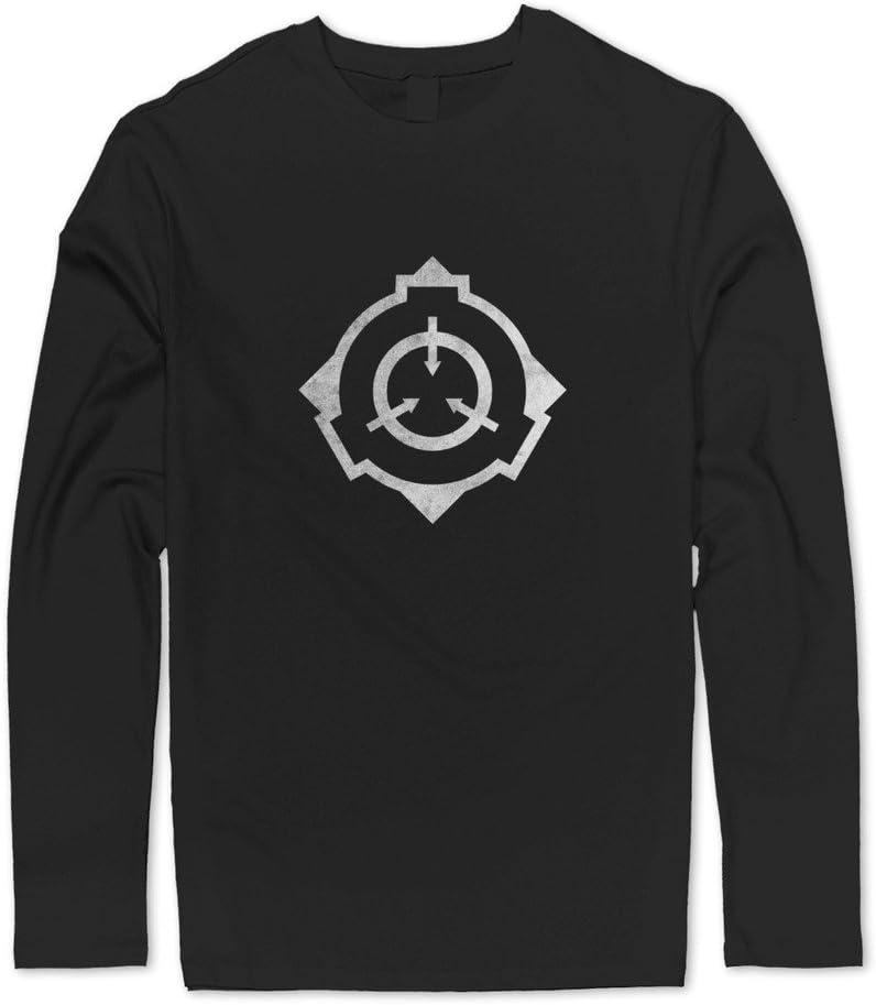 DF Men Scp Containment Breach Logo Tshirt Black Christian