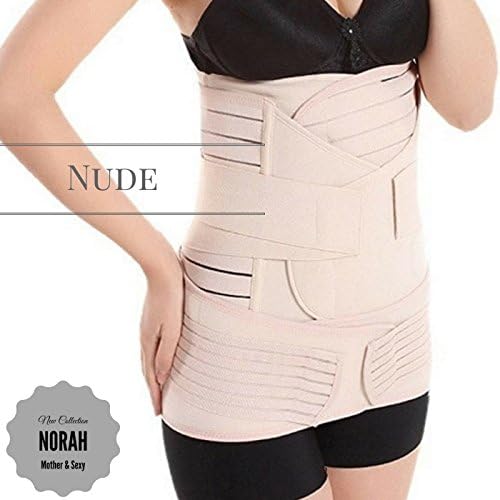 3 in1 - Women Slimming belt Postnatal belt body shaper corset postpartum girdle - Recovery Support After Birth Fat Burning Lost Weight Waist (Medium)