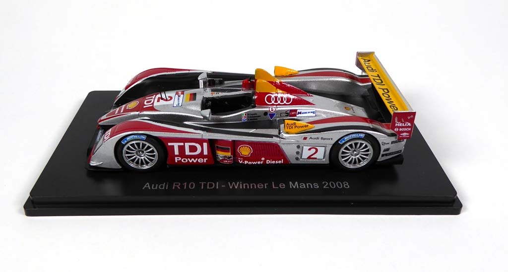 OPO 10 - Car compatible with Audi R10 TDI #2 Winner Le Mans 2008 - Capello-Kristensen-Mc Nish - Spark 1/43 for Hachette Japan - 06
