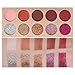 Beauty Glzaed 10 Colors of Smokey Eyeshadow Palette Matte & Pigment Glitter Shimmer Makeup Contour Metallic Eyeshadow Palette