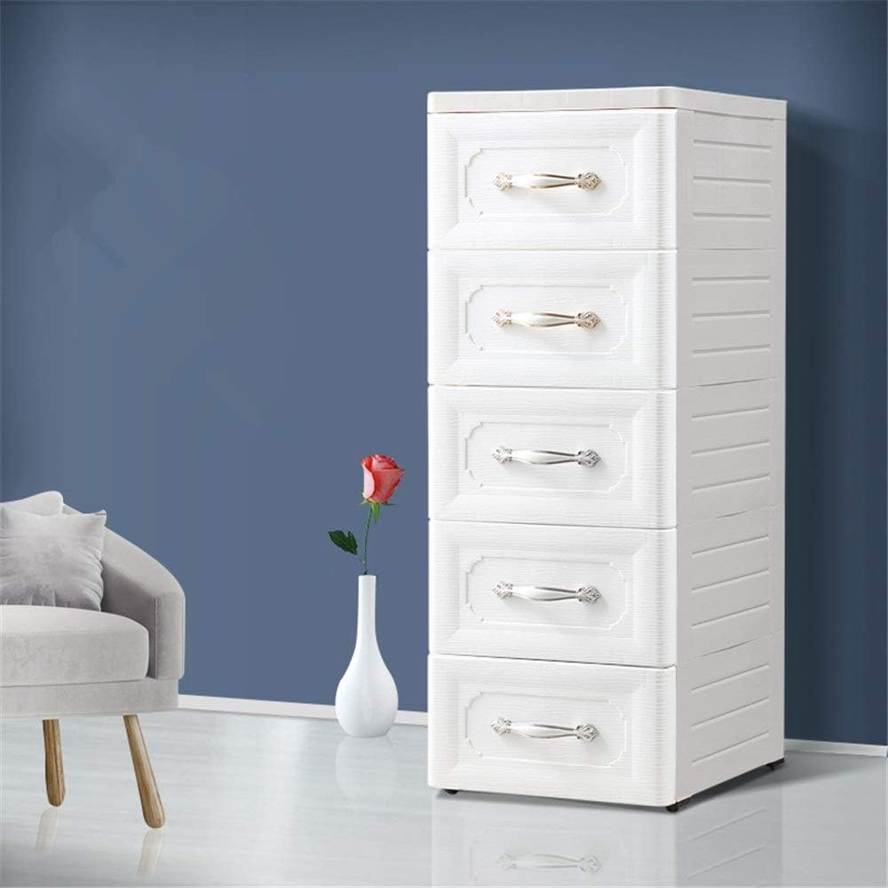 ZFFSC Bedroom Chest of Drawers Hallway Unit Storage Plastic