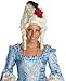 Secret Wishes Costume Marie Antoinette Wig with Rose, White, One Size