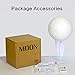 Global-Store 3D Moon Lamp Baby Night Light Remote Control, White and Warm White with Adjustable 7 Colors Rechargeable and Timer(5.9Inch)