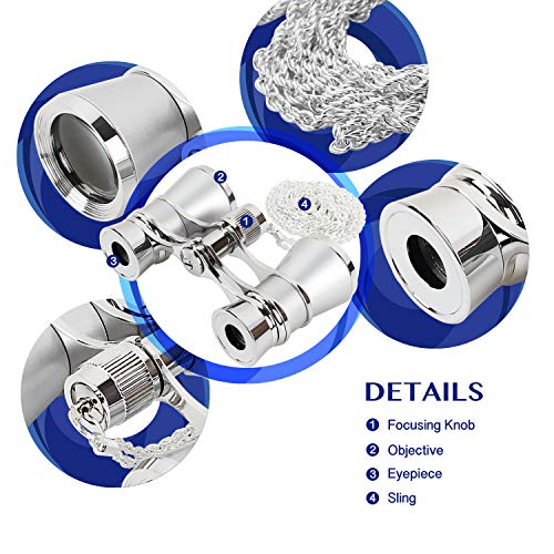 3 AOMEKIE+GJJ2006+Aomekie+Opera+Glasses+Binoculars+3X25+Theater+Glasses+Mini+Binocular+Compact+Chain+for+Adults+Women+Kids+in+Musical+Concert%25EF%25BC%2588Silver%25EF%25BC%2589