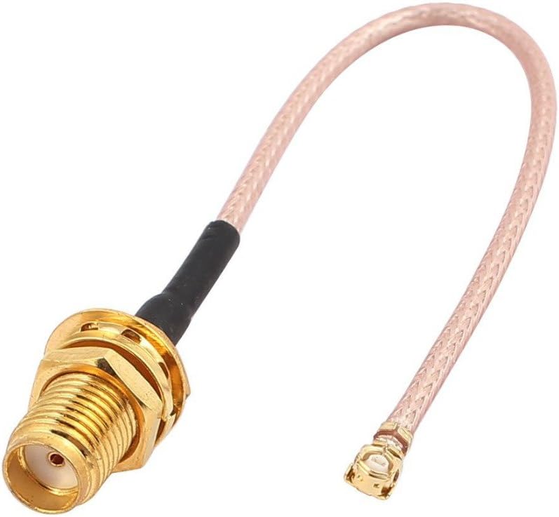2Pcs SMA Female to U.FL IPX IPEX RF Coax Adapter RG178 Pigtail Jumper Cable For PCI WiFi Card Wireless Router Antenna 10CM