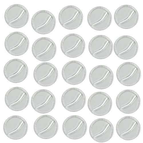 Paper Miniature Bases, 20mm Circle, 3mm Clear (25)