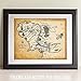 Map of Middle Earth - 11x14 Unframed Art Print - Makes a Great Gift Under $15 for Lord of the Ring and Hobbit Fans