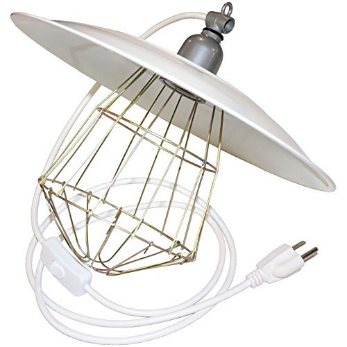 INDUSTRIAL 12" BROODER LAMP FIXTURE CHICKEN FOR COOP HOUSE CHICK WARMER