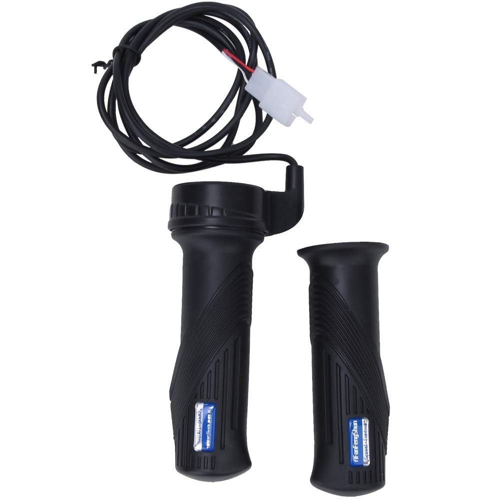 Alomejor Throttle Grip 1 Pair Universal Electric Twist Grip Throttle Accelerator for 22mm Handlebars