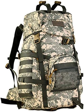 ZhaJunBag 60L Climbing Backpack Outdoor Hiking Backpacks Sport Climbing Bags Camouflage Tactical Bag Large Capacity