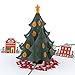 Lovepop Christmas Tree Village Pop Up Card - 3D Cards, Christmas Pop Up Cards, Holiday Pop Up Cards, Merry Christmas Cards, Religioud Christmas Cards