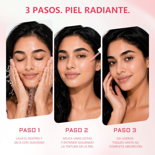 WEUD Serum Coreano Original, Serum Facial con Salmon DNA PDRN, Multi Péptido, Niacinamida, Cuidado Antiedad y Reparador, Reafirman, Ilumina la Pie, Suero PDRN para Todo Tipo de Piel (30ML)