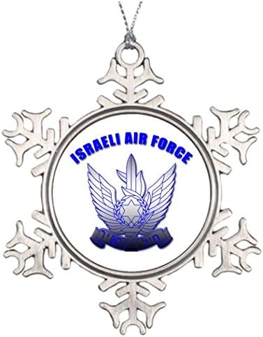 Personalised Christmas Tree Decoration Israeli Air Force Big Christmas Snowflake Ornaments