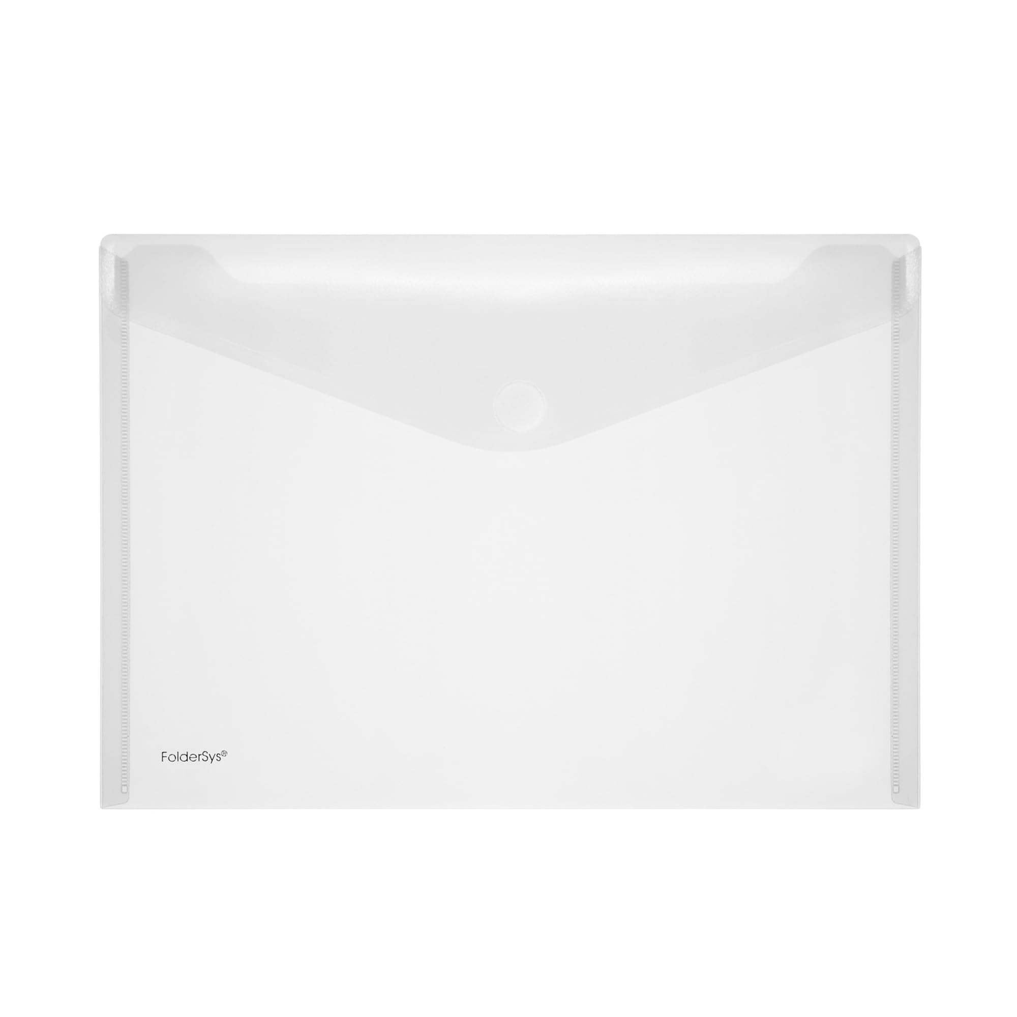 FolderSys Document Wallet Tamao A4, PP, with Cap, Landscape Format, 1 Unit) C4 Transparent Matte