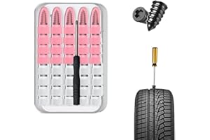 40 pcs Tire Repair Rubber Nails for Mercedes-Benz AMG GLE 63S, Vacuum Tire Repair Kit with 2 Sizes, Screwdriver Included, Spi