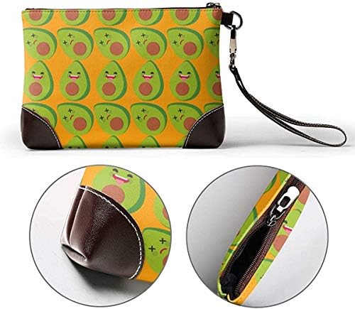 クラッチバッグ 軽量 長財布 新作製品 世界最高品質人気 車 バイク 100 品質保証 クラッチバッグ 正規品送料無料 セカンドバッグ ジュエリー 激安超特価 な本革 旅行 男女兼用 ストラップ付き B086qvh5cr 出張 ハンドバッグ 漫画かわいいアボカド 高級 大容量携帯