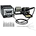 Aoyue 9378 60 Watt Programmable Digital Soldering Station - ESD Safe, includes 10 tips, C/F switchable, Configurable Iron Holder, Spare Heating Element,100-130V