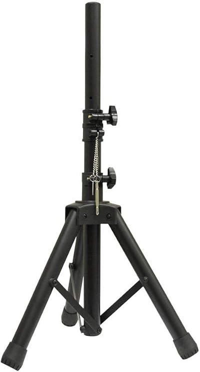 njs 35mm Short Adjustable Aluminium Black PA Speaker Stand
