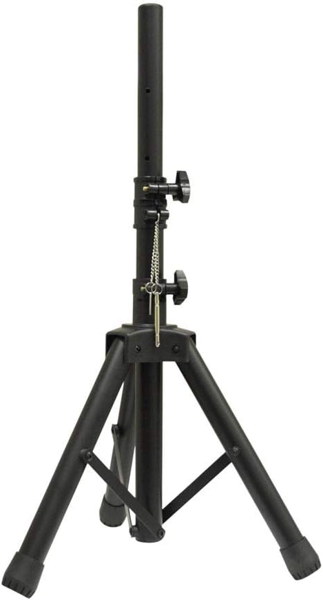njs 35mm Short Adjustable Aluminium Black PA Speaker Stand