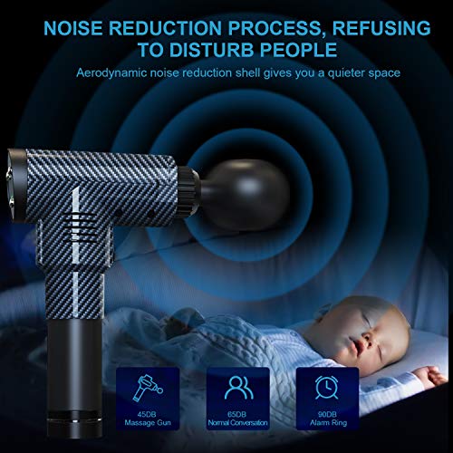 Muscle Massager Massage Gun,Cordless Handheld Deep Tissue Percussion Massager for Muscles, Back, Body, Neck, Foot, Shoulder,Leg to Relieve Muscle Soreness Stiffness Muscle and Recovery - Thumbnail 6
