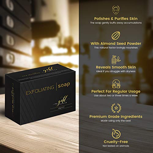Jabn-Exfoliante-Para-Aclarar-Blanquear-e-Iluminar-La-Piel-Eco-Masters--Limpieza-Facial-Efecto-Hidratante-y-Calmante-Sin-Parabenos-Se-deshace-de-las-impurezas-y-manchas-Pack-de-2-200g