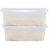 Eagrye 4-Pack Proofing Container with 6 L Capacity, Dough Rising Box | Fits Up to 3000 Grams of Dough, for Bread, Sourdough, Pizza