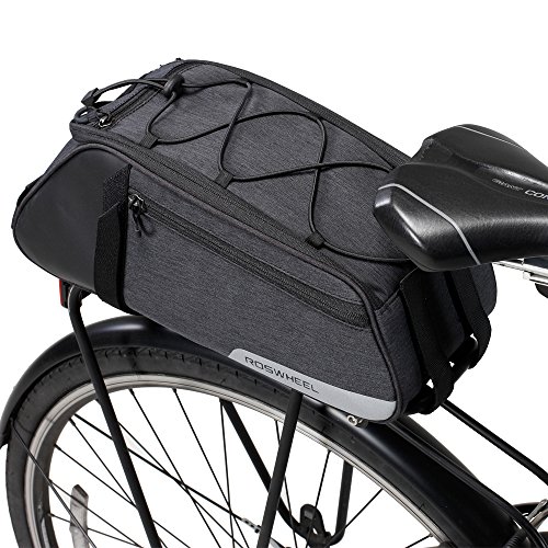 COTEetCI Mountain Road Bike Saddle Bicycle Cycling Rear Seat Rack Trunk Bag Pack Pannier Carrier Shoulder Bag