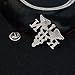 QIHOO Caduceus Angel Nursing Themed Charm Brooch Pin (Big RN)