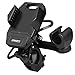 MARSEE Bike Phone Mount Bicycle Holder, Universal Bicycle Motorcycle Cradle Clamp for iOS Android Smartphone,Boating GPS GoPro,with One-Button Released,Flashlight Holder,360 Degrees Rotatable