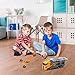 Die-Cast Trucks Engineering Construction Car Toys Fire Engine Truck Toys Gifts Set - Mini Play Vehicles Car Toy in Carrier Truck Play Car Gifts for Toddlers Kids Boys Girls (Construction Truck)