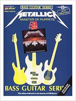 Play It Like It Is Bass Metallica Master Of Puppets Sheet