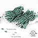 Brightown Clear Christmas Mini Lights - 100 Count 25 Feet Green Wire Incandescent Bulb Mini String Lights for Indoor Holiday Xmas Tree Garland Birthday Wedding Party Festival Decoration