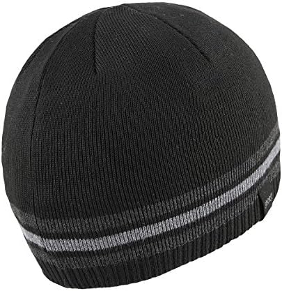 OMECHY Mens Winter Beanie Hat Oversized Warm Knit Fleece Lined Short Beanie Ski Skull Cap