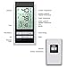 ORIA Indoor Outdoor Thermometer, Digital Wireless Temperature Monitor, LCD Screen Remote Thermometer, ℃/℉ Switch, with Alarm Clock and Snooze Function for Home, Office (Battery Not Included)