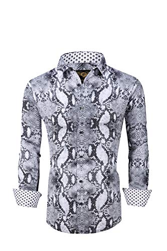 snakeskin dress shirt