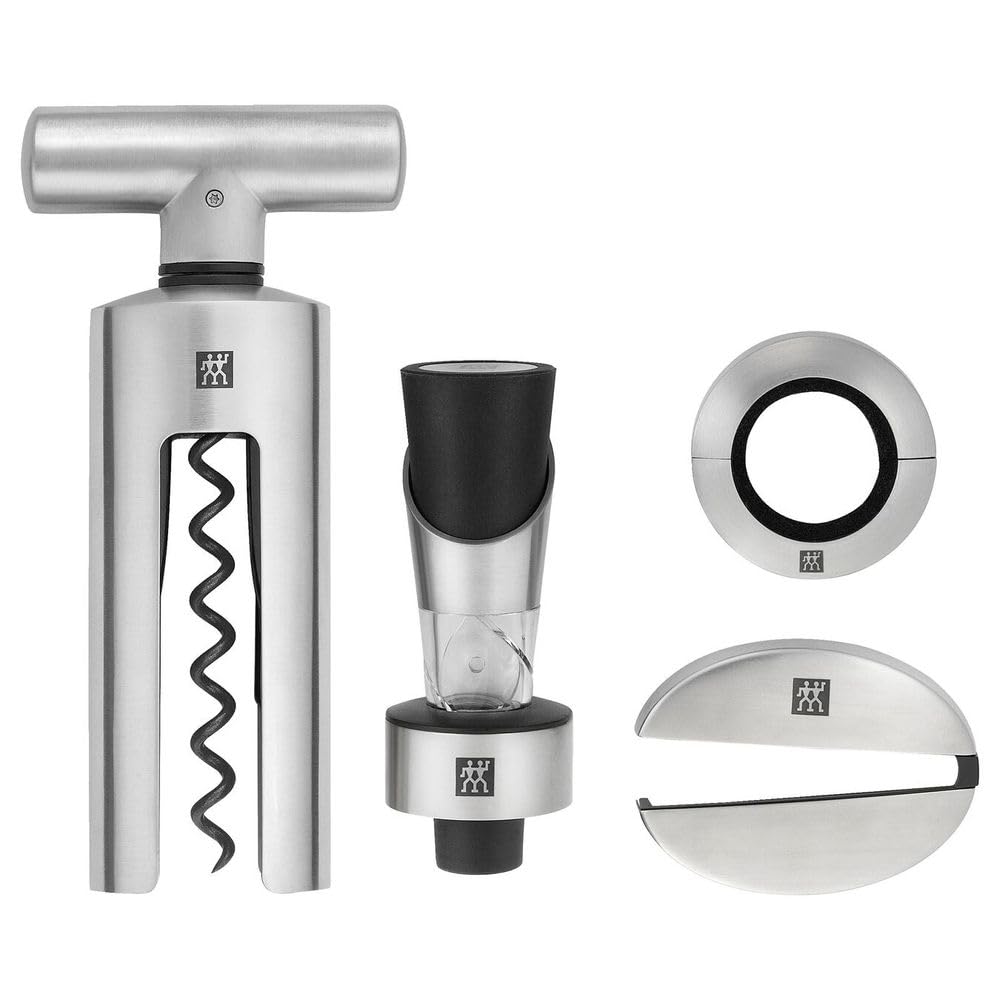 Zwilling 39500-054-0 Sommelier Set - 4 Pieces, Silver