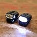 2pcs Fishing Cap Lamps Freehawk Hat Clip Headlamp 3 LED Hands Free Baseball Caps 360°Rotating 90°Adjustable Zoomable Light for Fishing Camping Hiking 2CR2032 3v (2pcs)
